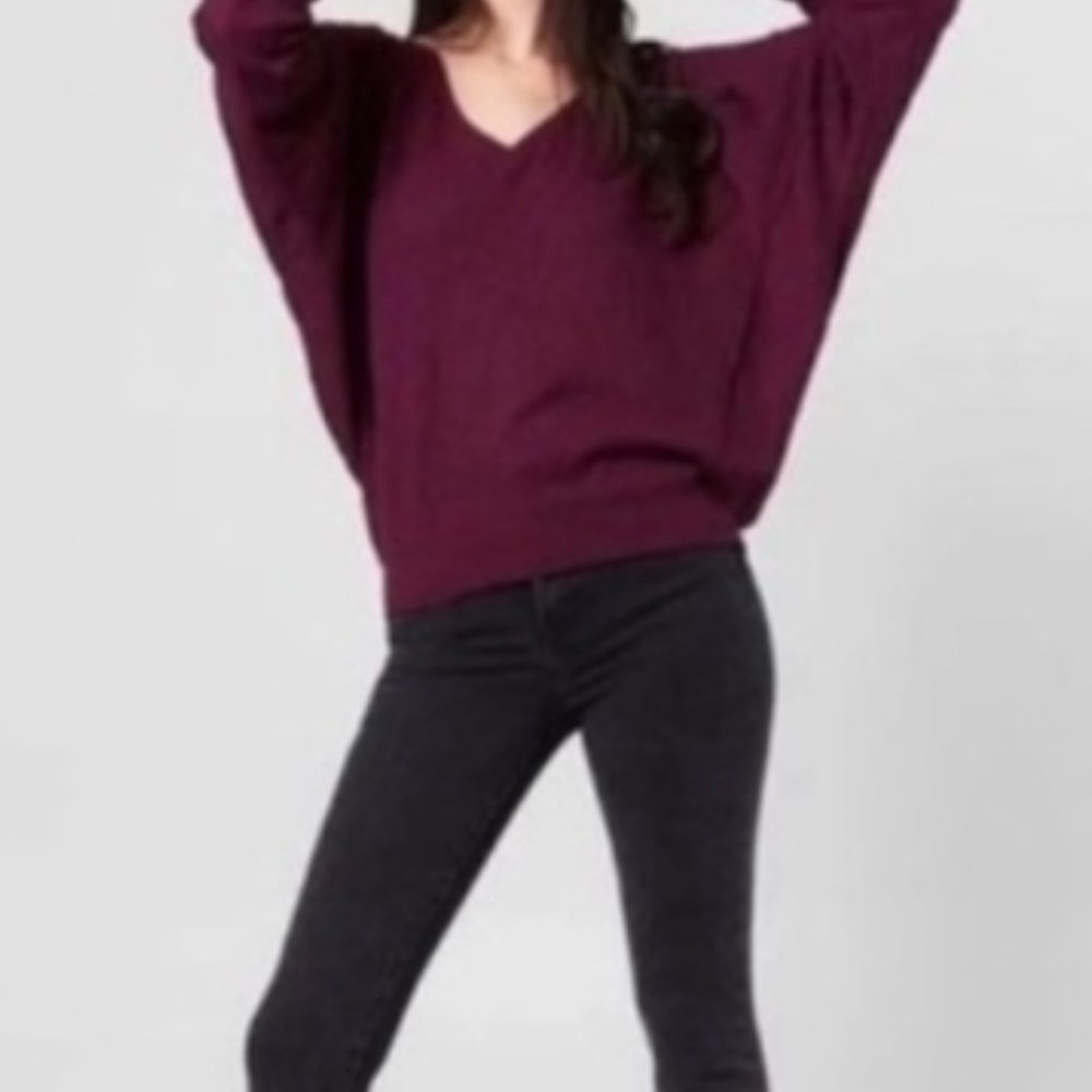 Free People Santa Clara Thermal in Mullberry. Barely used once.